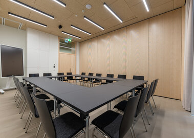 Eventlocation novum Innsbruck Mitte - Seminarraum 2 mit O-Bestuhlung