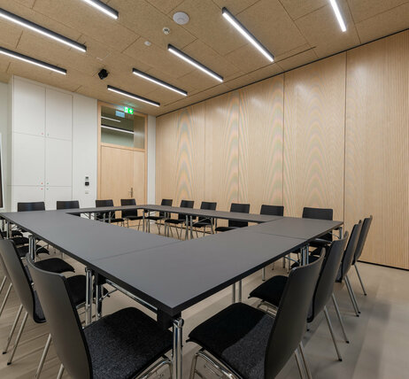 Eventlocation novum Innsbruck Mitte - Seminarraum 2 mit O-Bestuhlung